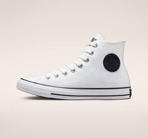 Tenis Altos Converse Chuck Taylor All Star Translucent Barcode Bota Blancos Negros Blancos | CV-259LHI