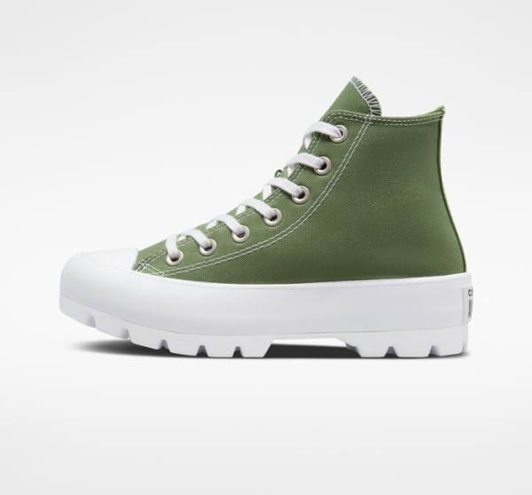 Tenis Altos Converse Chuck Taylor All Star Lugged Seasonal Color Bota Blancos Negros | CV-265IDN