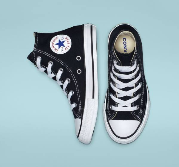 Tenis Altos Converse Chuck Taylor All Star Classic Bota Negros | CV-265TDY