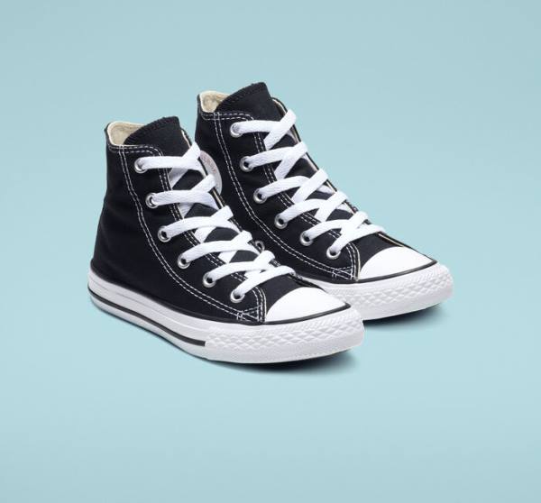 Tenis Altos Converse Chuck Taylor All Star Classic Bota Negros | CV-265TDY