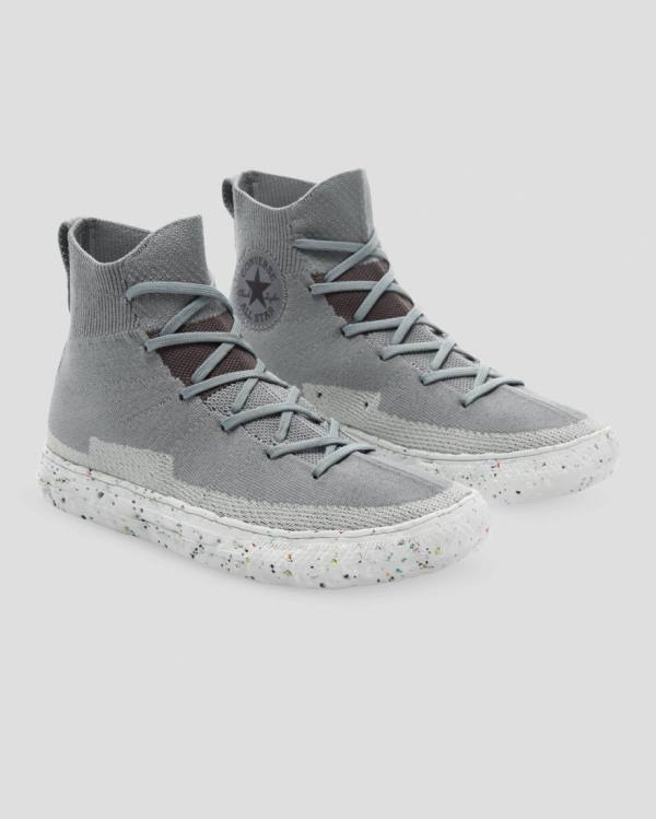 Tenis Altos Converse Chuck Taylor All Star Renew Crater Knit Bota Grises | CV-274NFR