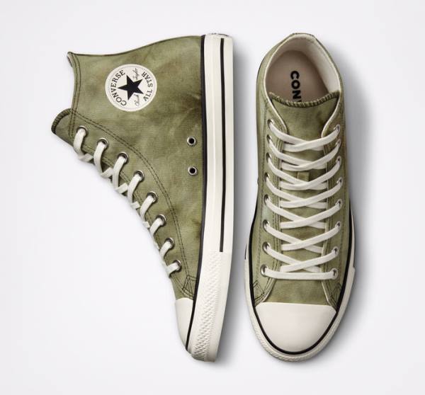 Tenis Altos Converse Chuck Taylor All Star Washed Lona Bota Azules | CV-275MOI