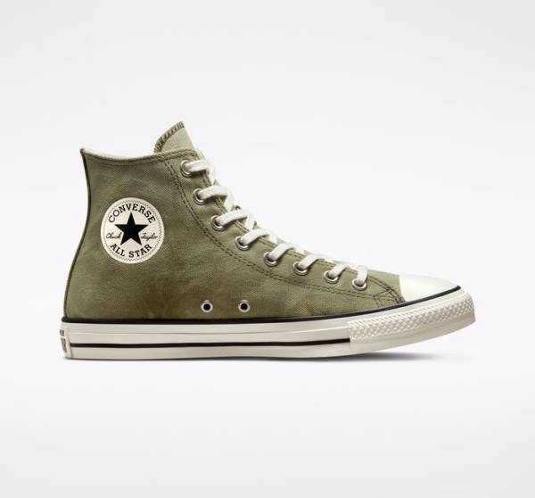 Tenis Altos Converse Chuck Taylor All Star Washed Lona Bota Azules | CV-275MOI