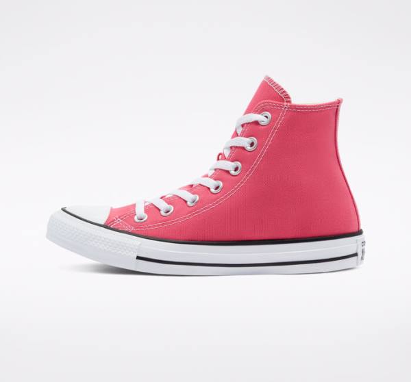 Tenis Altos Converse Chuck Taylor All Star Seasonal Color Bota Rosas | CV-290HFQ