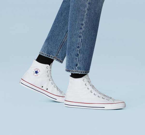 Tenis Altos Converse Chuck Taylor All Star White Bota Blancos | CV-305DLS