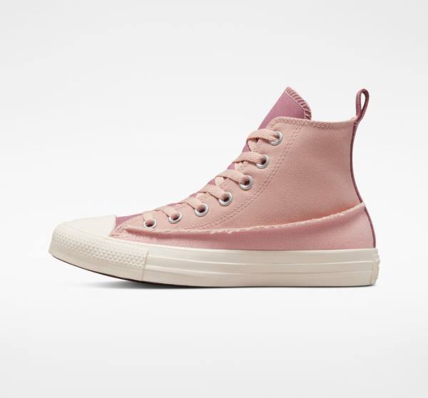 Tenis Altos Converse Chuck Taylor All Star Crafted Lona Bota Rosas Rosas Rosas | CV-326GHK