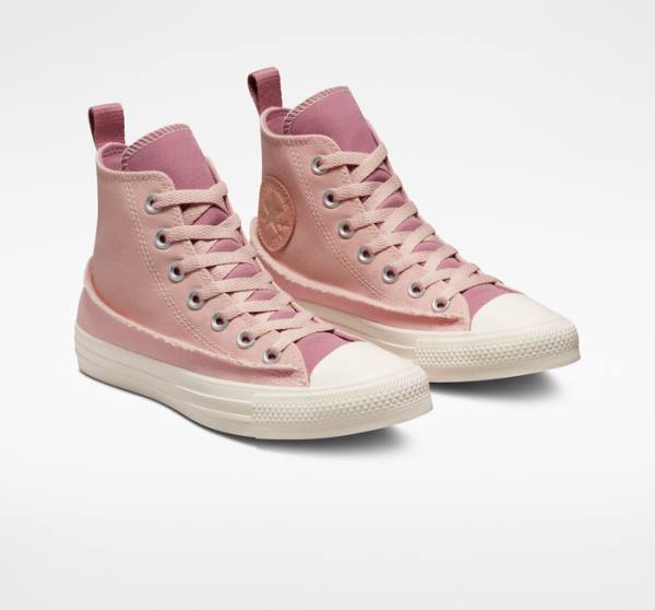 Tenis Altos Converse Chuck Taylor All Star Crafted Lona Bota Rosas Rosas Rosas | CV-326GHK