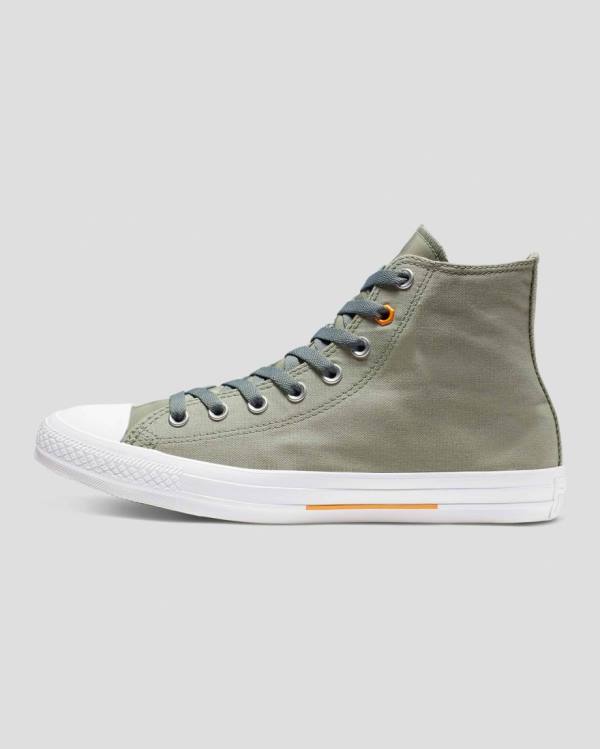 Tenis Altos Converse Chuck Taylor All Star Flight School Bota Verdes | CV-326YFA