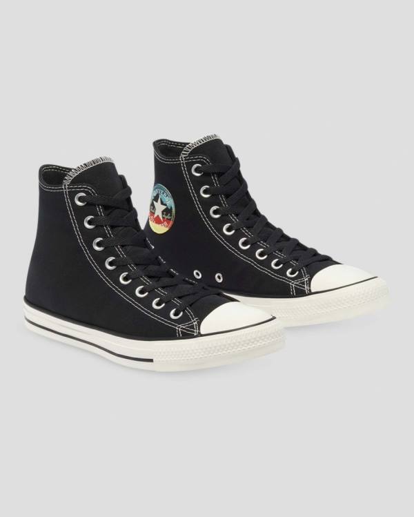 Tenis Altos Converse Chuck Taylor All Star National Parks Patch Bota Negros | CV-345VAS