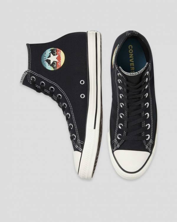 Tenis Altos Converse Chuck Taylor All Star National Parks Patch Bota Negros | CV-345VAS