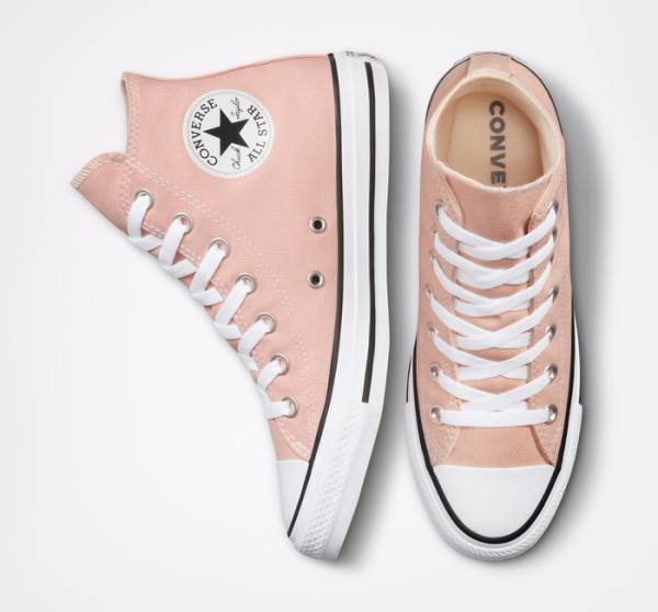 Tenis Altos Converse Chuck Taylor All Star Seasonal Color Bota Rosas | CV-372WLK