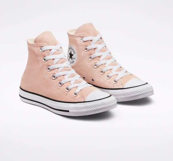 Tenis Altos Converse Chuck Taylor All Star Seasonal Color Bota Rosas | CV-372WLK