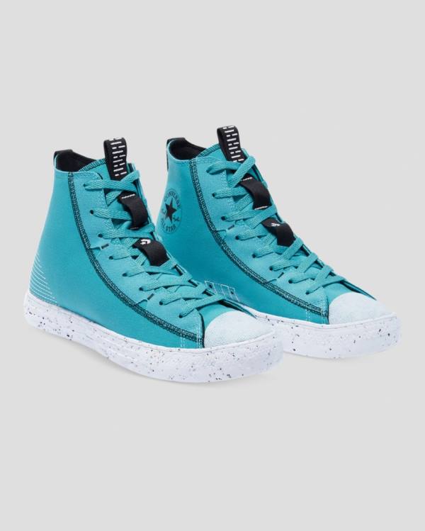 Tenis Altos Converse Chuck Taylor All Star Crater Renew Knit Bota Azules | CV-387OGP