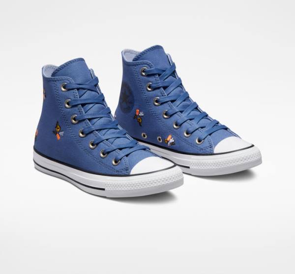 Tenis Altos Converse Chuck Taylor All Star We Are Stronger Together Bota Azules Azules | CV-387VES