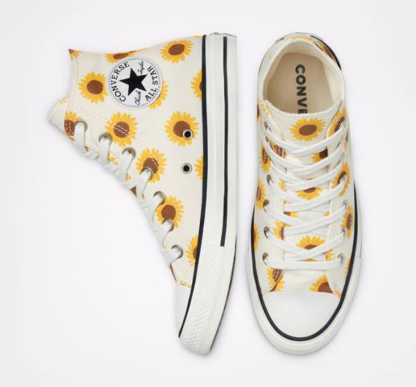 Tenis Altos Converse Chuck Taylor All Star Summer Spirit Bota Marrom | CV-389UXG