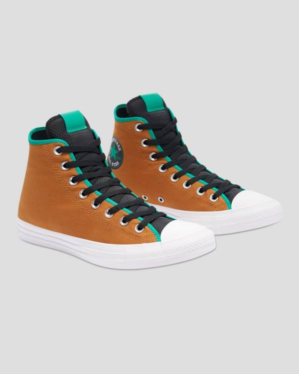 Tenis Altos Converse Chuck Taylor All Star Digital Terrain Bota Marrom Verdes | CV-420SWL