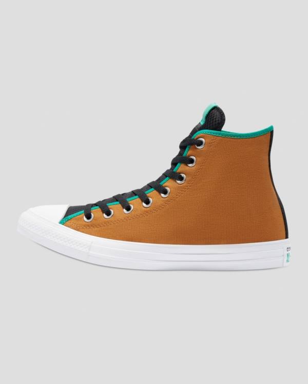 Tenis Altos Converse Chuck Taylor All Star Digital Terrain Bota Marrom Verdes | CV-420SWL