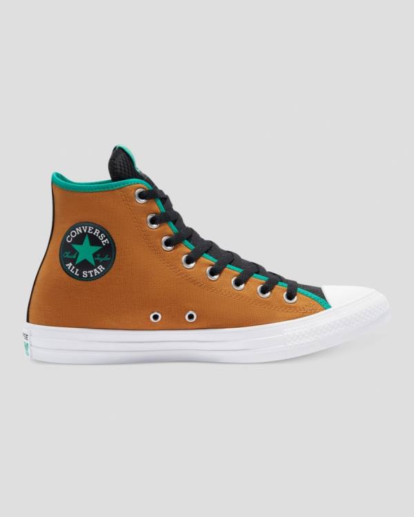 Tenis Altos Converse Chuck Taylor All Star Digital Terrain Bota Marrom Verdes | CV-420SWL