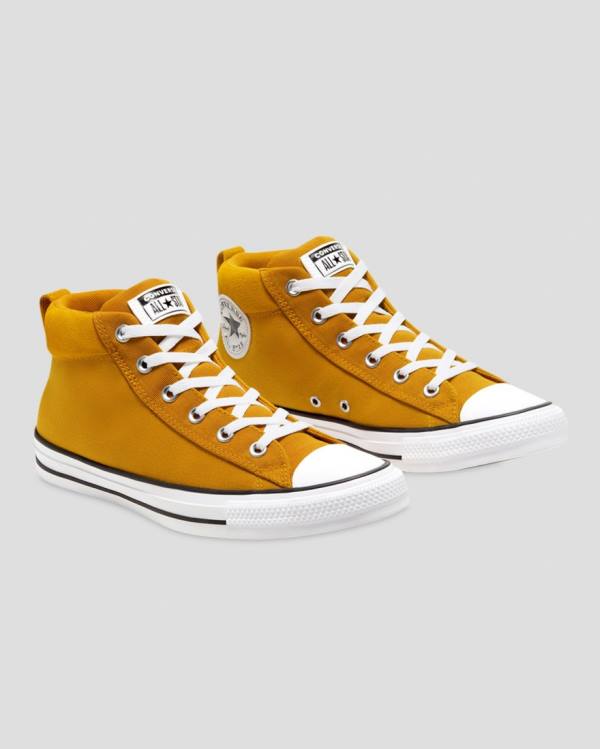 Tenis Altos Converse Chuck Taylor All Star Calle Mix And Match Bota Amarillos | CV-452QXT