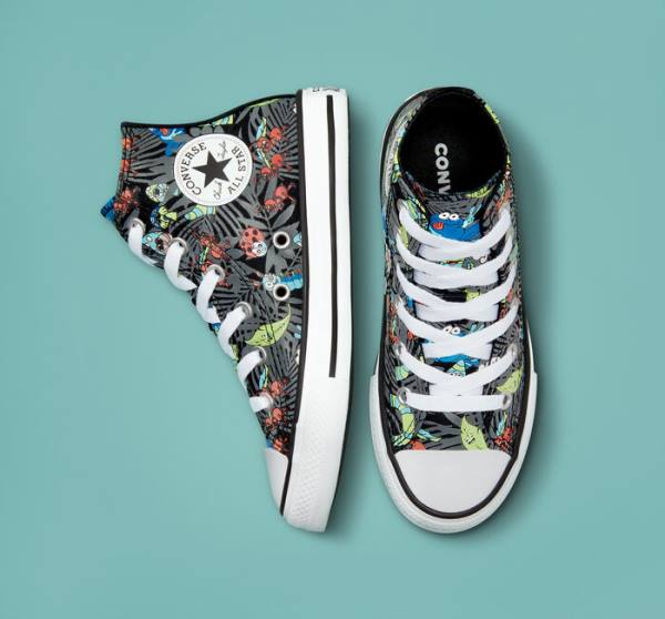 Tenis Altos Converse Chuck Taylor All Star Plants Bota Negros Verdes Claro Blancos | CV-482NKZ