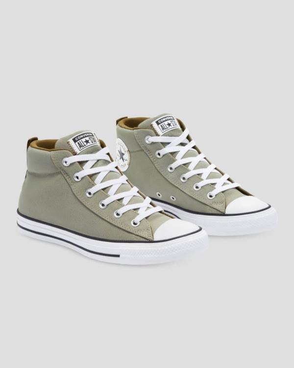 Tenis Altos Converse Chuck Taylor All Star Calle Light Field Surplus Bota Verdes | CV-483RDJ