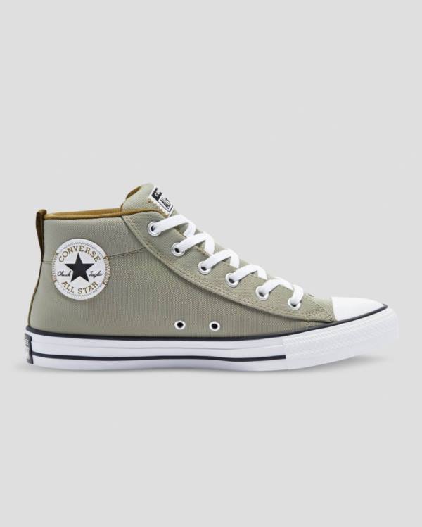 Tenis Altos Converse Chuck Taylor All Star Calle Light Field Surplus Bota Verdes | CV-483RDJ