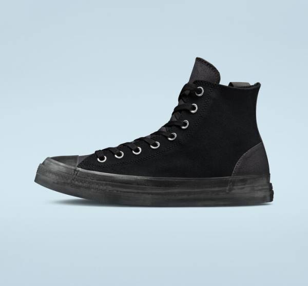 Tenis Altos Converse Chuck Taylor All Star CX Stretch Lona Bota Negros | CV-507ZVK