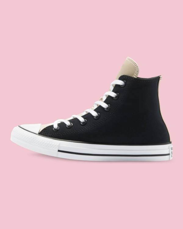 Tenis Altos Converse Chuck Taylor All Star Mono Metallic Bota Negros | CV-528SYD