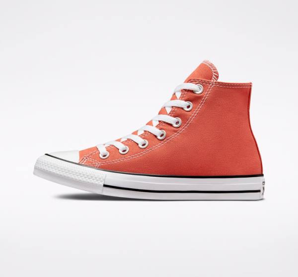 Tenis Altos Converse Chuck Taylor All Star Seasonal Color Bota Naranjas | CV-543KCH