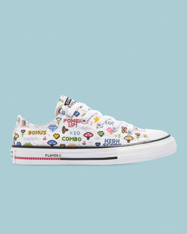 Tenis Altos Converse Chuck Taylor All Star Girls Gamer Bota Blancos | CV-561MEG