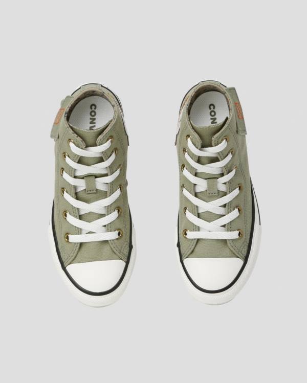 Tenis Altos Converse Chuck Taylor All Star Pocket Camp Bota Verdes | CV-563KMC