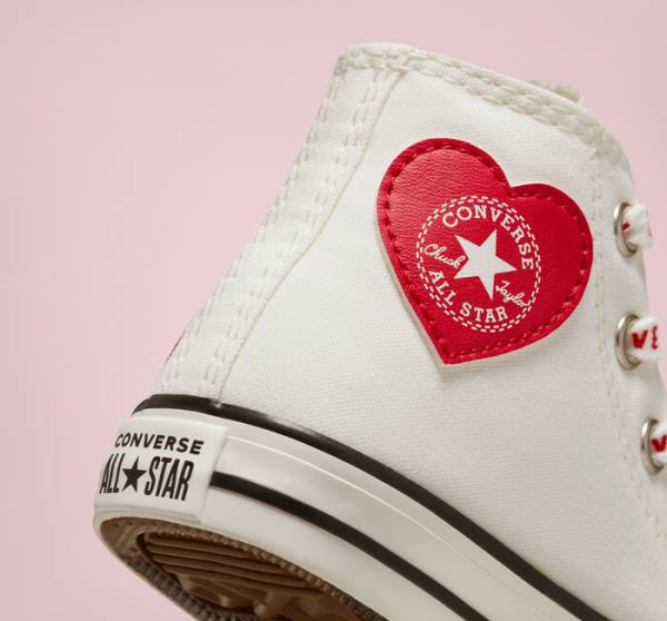 Tenis Altos Converse Chuck Taylor All Star Crafted with Love Bota Blancos Rojos | CV-571OWC