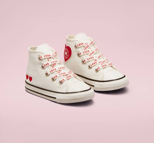 Tenis Altos Converse Chuck Taylor All Star Crafted with Love Bota Blancos Rojos | CV-571OWC