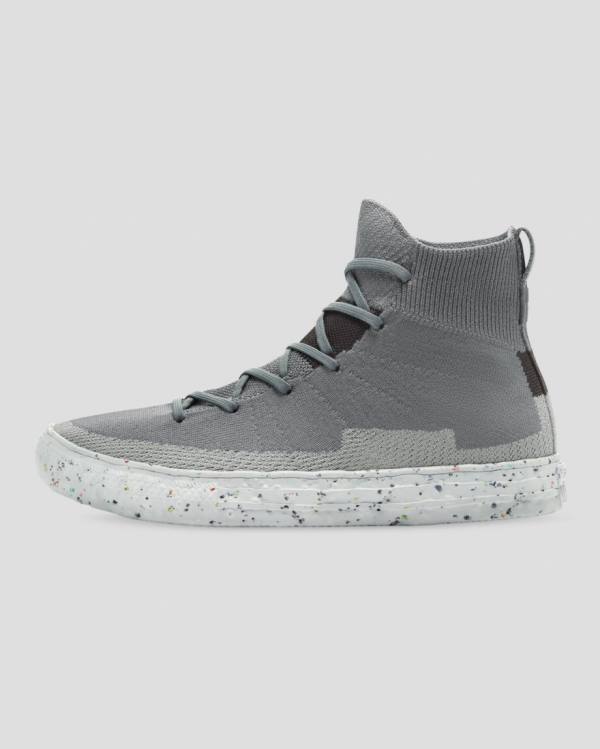 Tenis Altos Converse Chuck Taylor All Star Renew Crater Knit Bota Grises | CV-583QRB