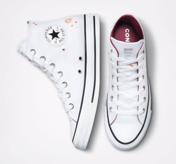 Tenis Altos Converse Chuck Taylor All Star You Are On The Right Path Bota Blancos | CV-591TOA