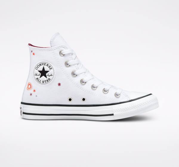 Tenis Altos Converse Chuck Taylor All Star You Are On The Right Path Bota Blancos | CV-591TOA