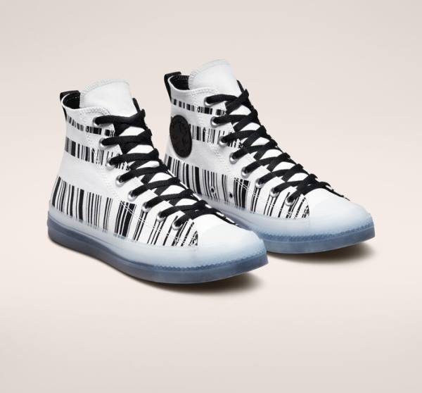 Tenis Altos Converse Chuck Taylor All Star CX Translucent Barcode Bota Blancos Negros | CV-602ZOR