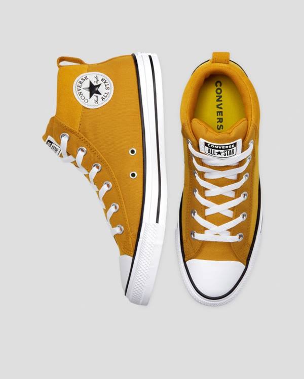 Tenis Altos Converse Chuck Taylor All Star Calle Mix And Match Bota Amarillos | CV-643UVN