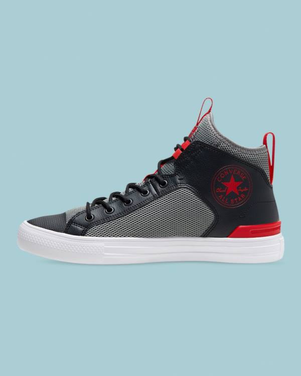 Tenis Altos Converse Chuck Taylor All Star Ultra Seasonal Colour Mason Bota Grises Negros | CV-657YBQ