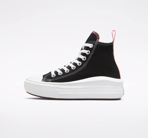 Tenis Altos Converse Chuck Taylor All Star Move Plataforma Bota Negros Rosas Azules Claro Blancos | CV-674SDR