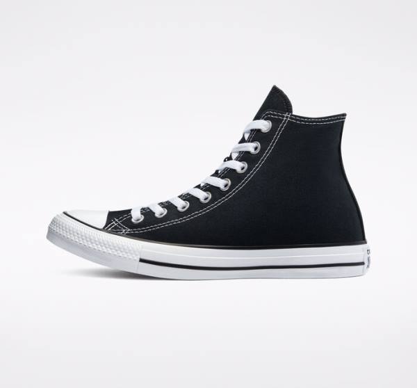 Tenis Altos Converse Chuck Taylor All Star Black Bota Negros | CV-701ZUG