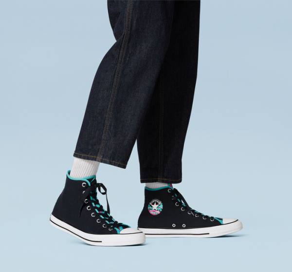 Tenis Altos Converse Chuck Taylor All Star Marbled Bota Multicolor | CV-726LYK