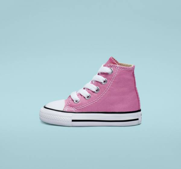 Tenis Altos Converse Chuck Taylor All Star Classic Bota Rosas | CV-740OTD