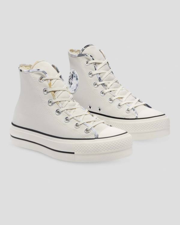 Tenis Altos Converse Chuck Taylor All Star Lift Festival Bota Beige | CV-754MDE