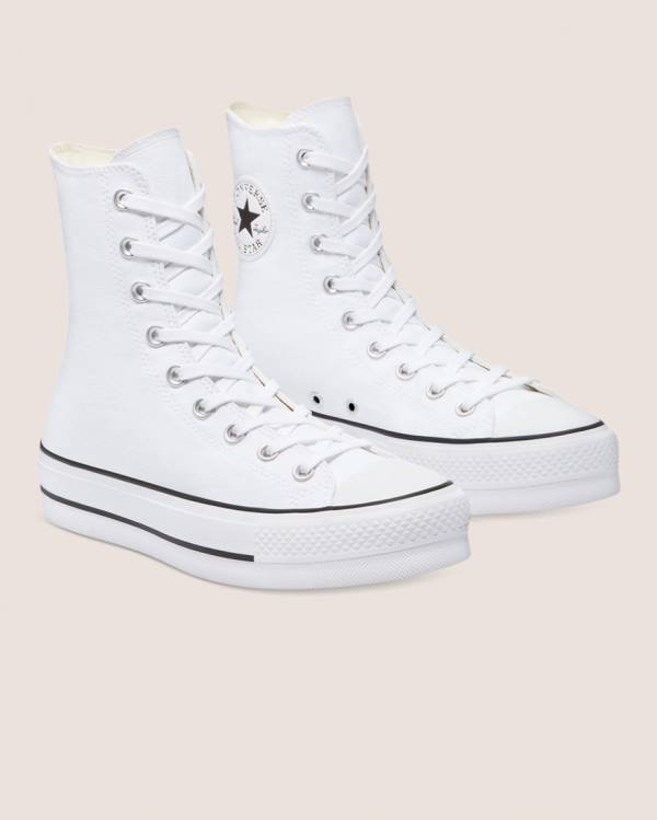 Tenis Altos Converse Chuck Taylor All Star Lift X Bota Blancos | CV-759WMS