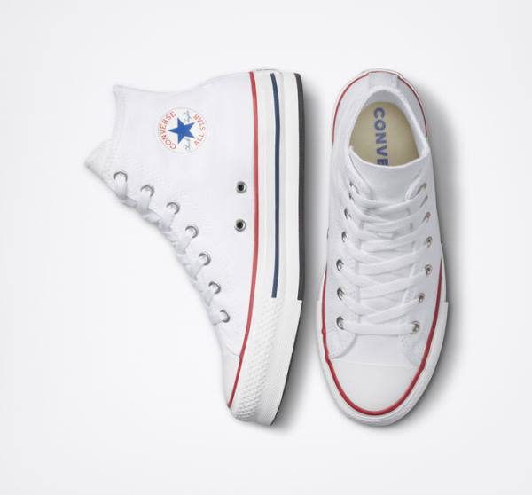 Tenis Altos Converse Chuck Taylor All Star Lift Plataforma Bota Blancos Rojos Oscuro Azul Marino | CV-780HKB