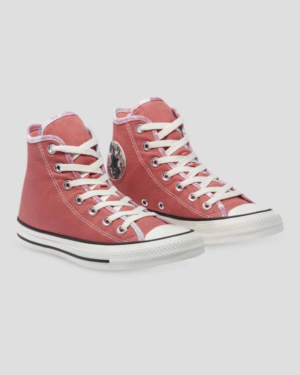 Tenis Altos Converse Chuck Taylor All Star Festival Bota Rosas | CV-807PTG