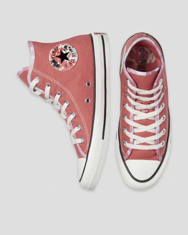 Tenis Altos Converse Chuck Taylor All Star Festival Bota Rosas | CV-807PTG