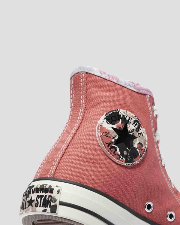 Tenis Altos Converse Chuck Taylor All Star Festival Bota Rosas | CV-807PTG