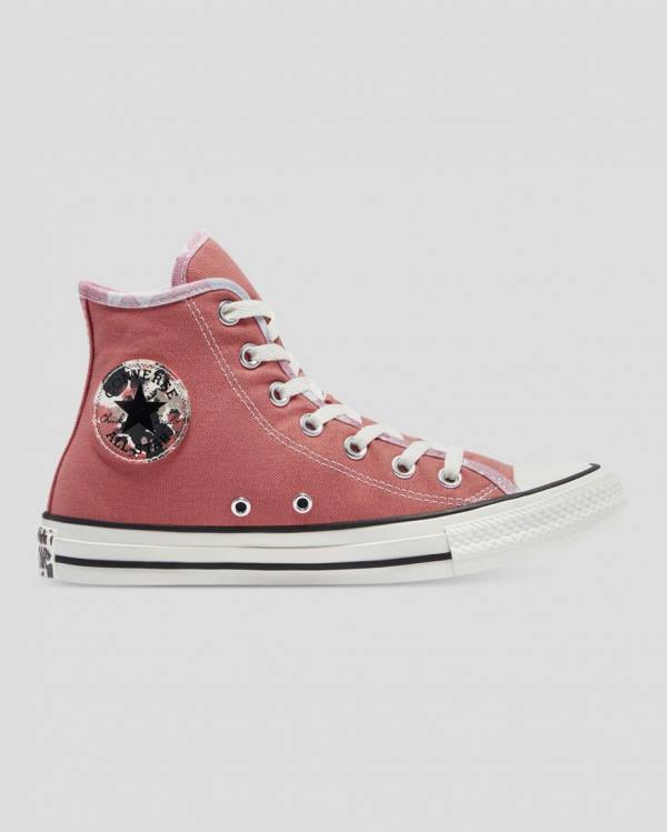 Tenis Altos Converse Chuck Taylor All Star Festival Bota Rosas | CV-807PTG